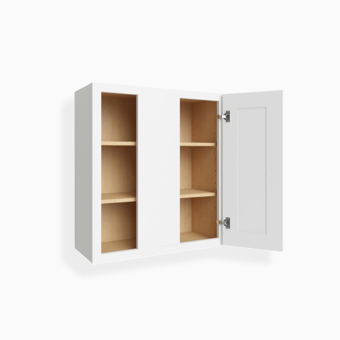 White Shaker 30 H Wall Blind Cabinet