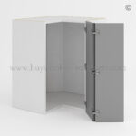 Frameless Gloss Gray Easy Reach Wall Cabinet, rta cabinets, wall cabinets