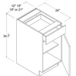 frameless base cabinet, rta cabinets, base cabinets