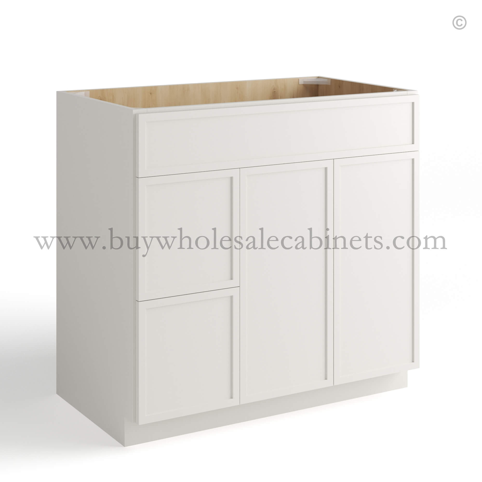 slim shaker cabinets