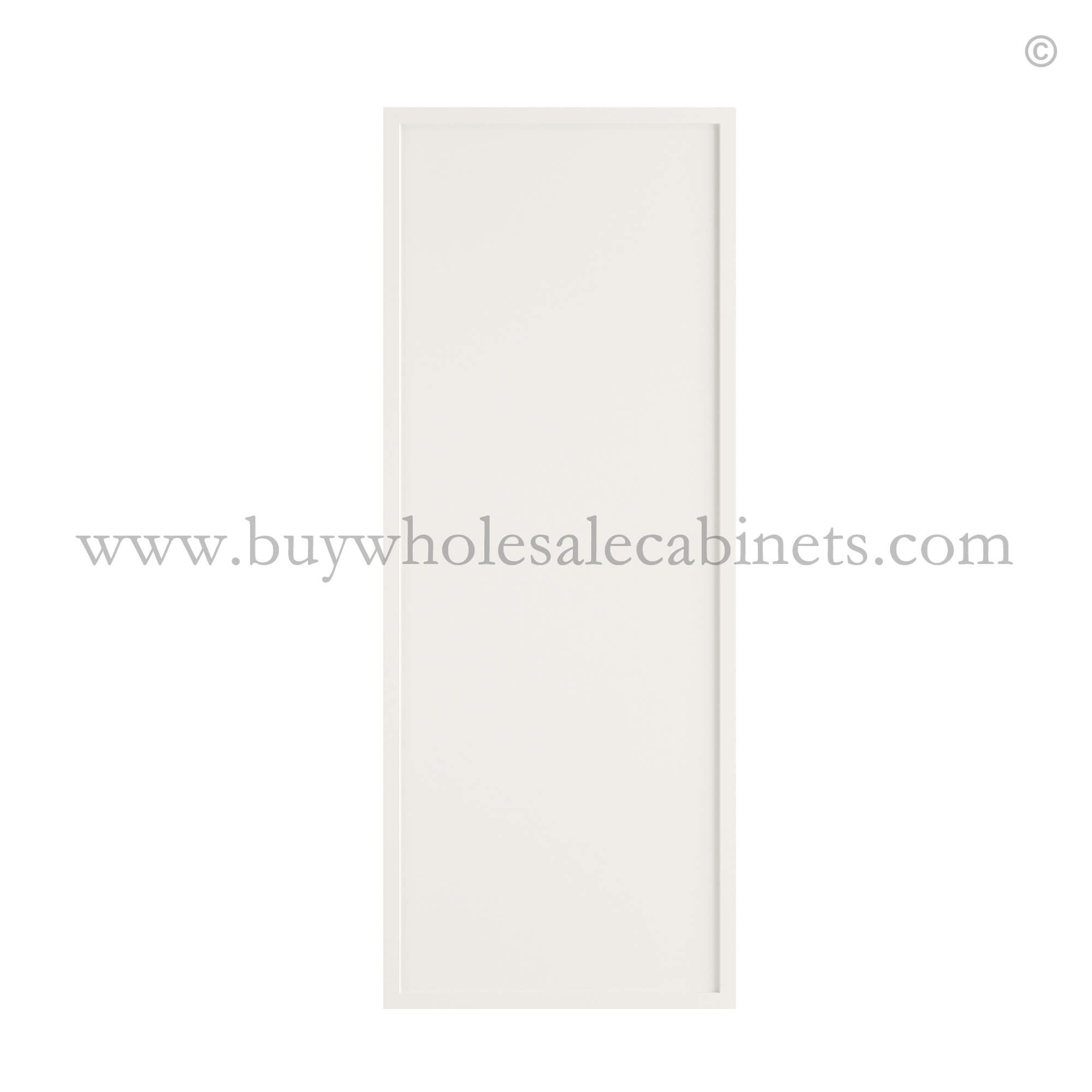 slim white cabinets