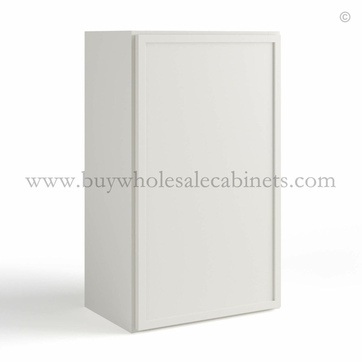 slim white cabinets