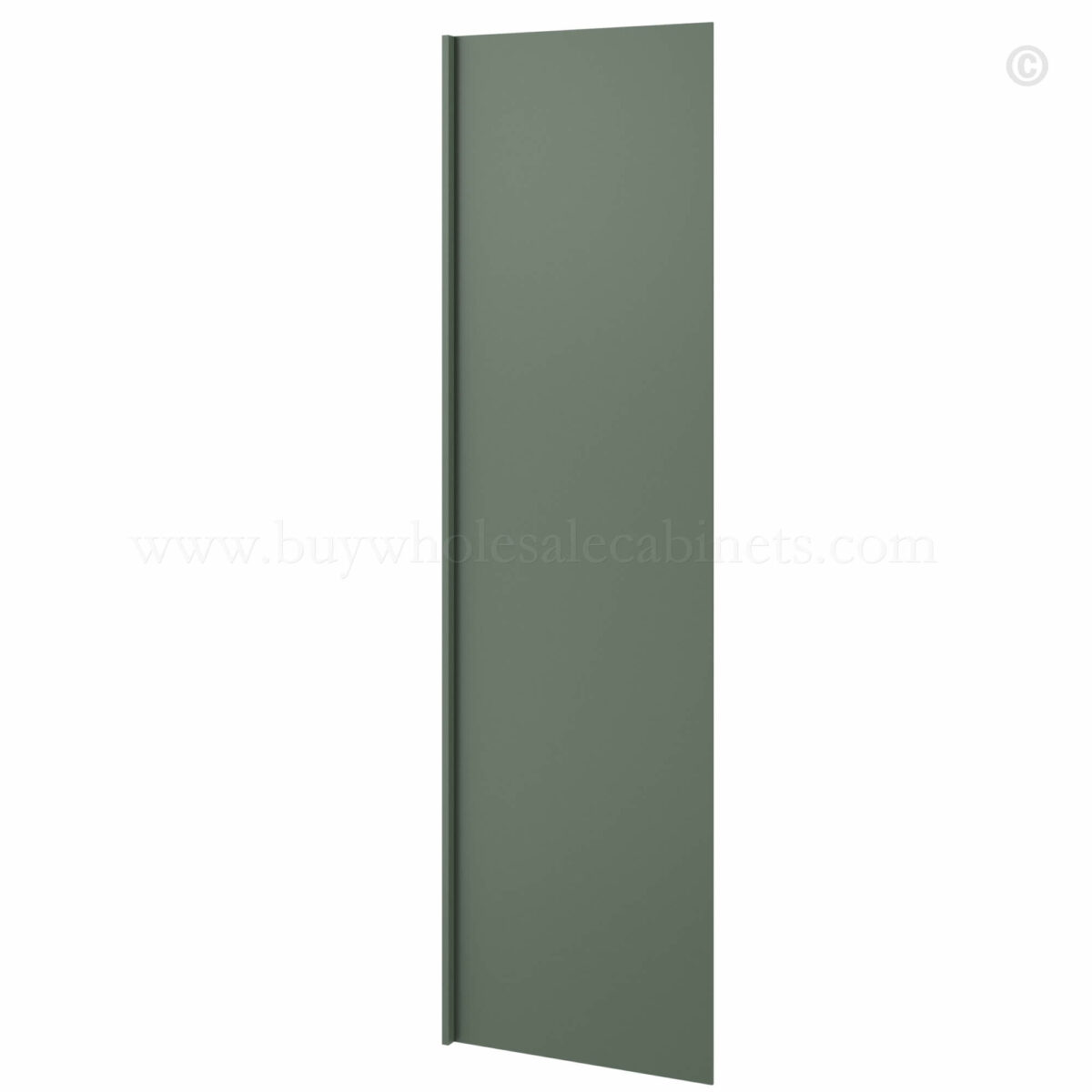 slim shaker green refrigerator return panel