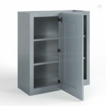 shaker gray cabinets