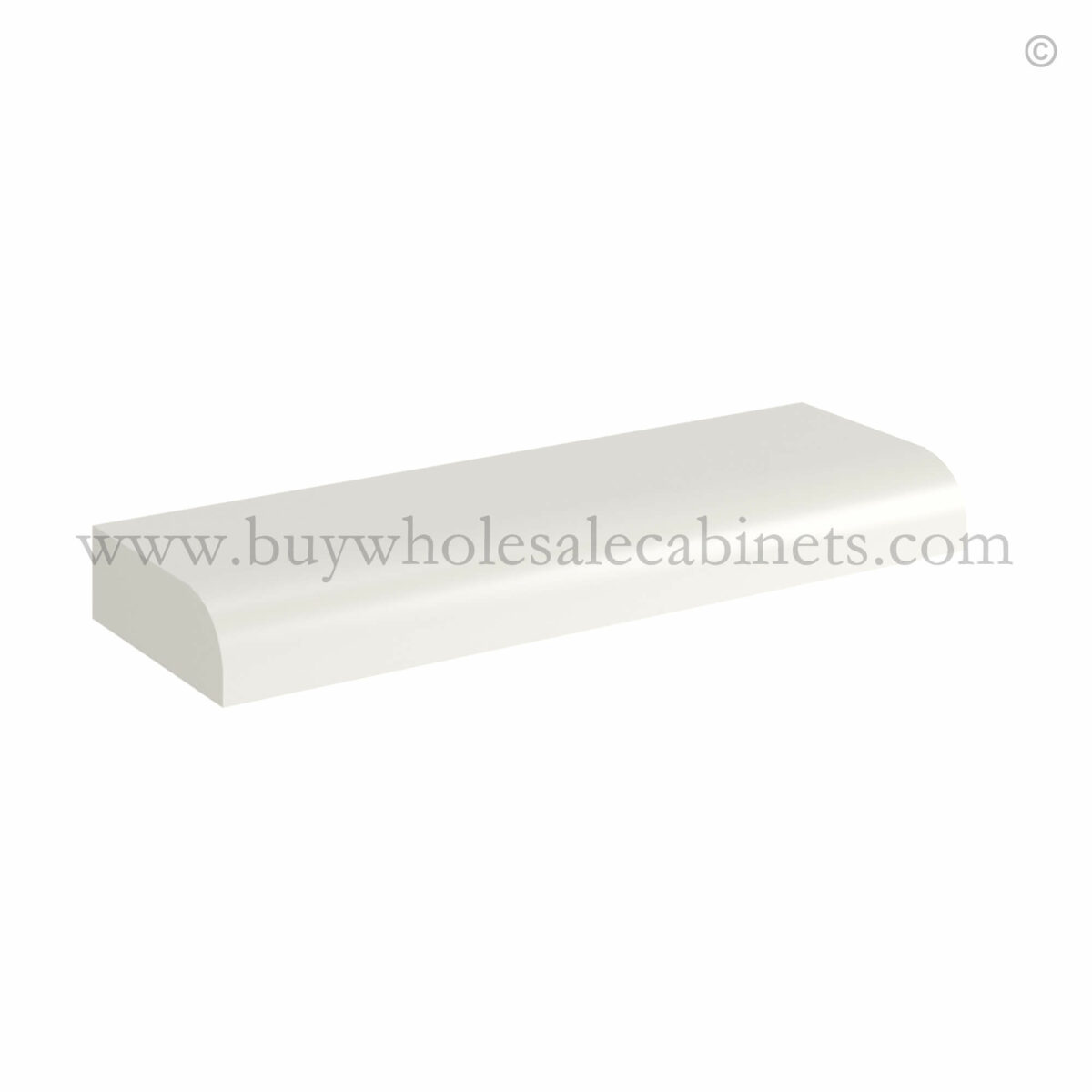 Charleston White Raised Panel Scribe Moulding