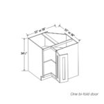 Shaker Easy Reach Base Cabinet