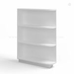 White Shaker Base End Shelf