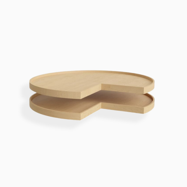 White Shaker Wood Tray image 1