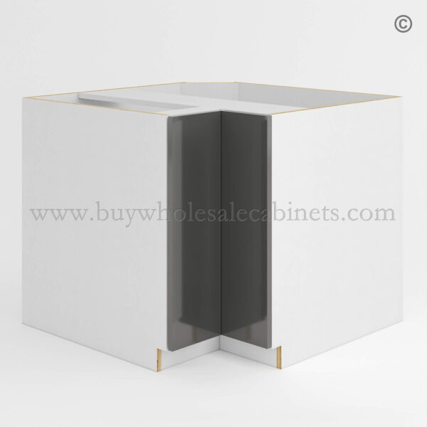 Frameless Gloss Gray Easy Reach Base Cabinet, wholesale cabinets, base cabinets