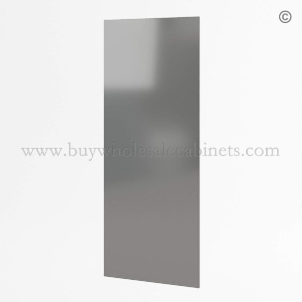 Frameless Gloss Gray Finished Island Panel, wholesale cabinets, frameless cabinets