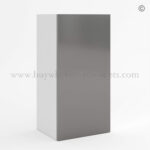 Frameless Gloss Gray 30H Single Door Wall Cabinet, rta cabinets, wall cabinets