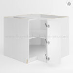 Frameless Gloss White Easy Reach Base Cabinet, rta cabinets, base cabinets