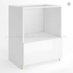 Frameless Gloss White Microwave Base Cabinet, rta cabinets, microwave base cabinets