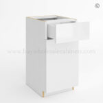 Frameless Gloss White MINI Base Cabinet, rta cabinets, white base cabinets