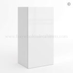 Frameless Gloss White 30 H Single Door Wall Cabinet, rta cabinets, wall cabinets